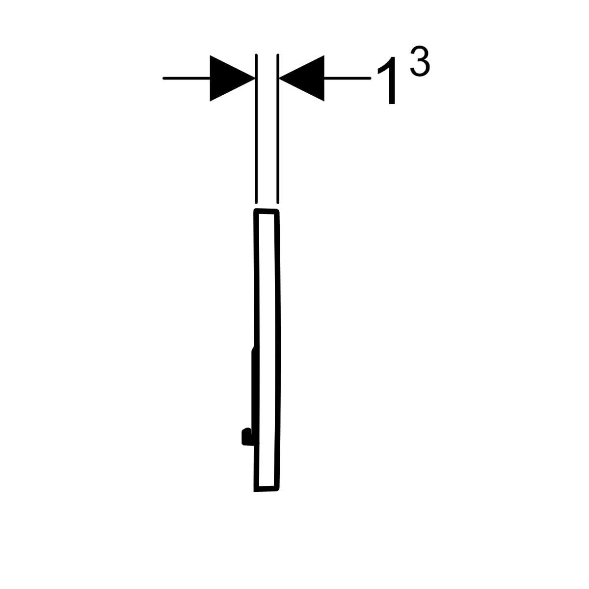 Geberit Sigma01 Kumanda Paneli Çift Basmalı, Bambini Beyaz-Orman Yeşili, 115.770.79.5Geberit115.770.79.5Kumanda Paneli