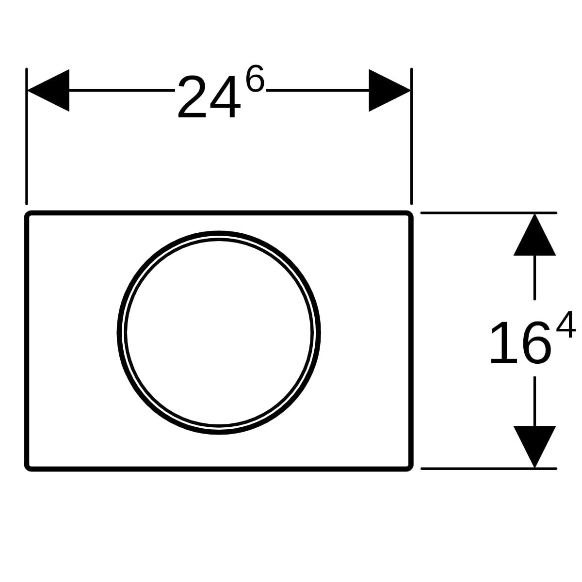 Geberit Sigma10 Kumanda Paneli Deşarj Durdurmalı, Mat Beyaz, 115.758.JT.5Geberit115.758.JT.5Kumanda Paneli