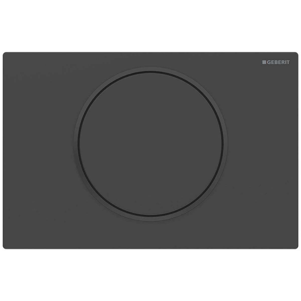 Geberit Sigma10 Kumanda Paneli Deşarj Durdurmalı, Mat Siyah, 115.758.16.5Geberit115.758.16.5Kumanda Paneli