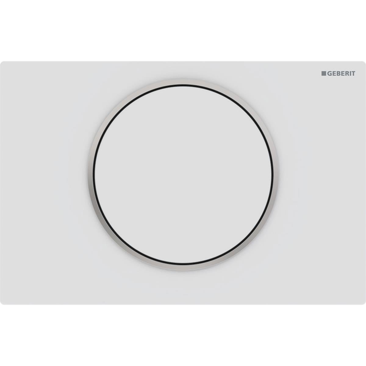 Geberit Sigma10 Kumanda Paneli Deşarj Durdurmalı, Mat Beyaz, 115.758.JT.5Geberit115.758.JT.5Kumanda Paneli