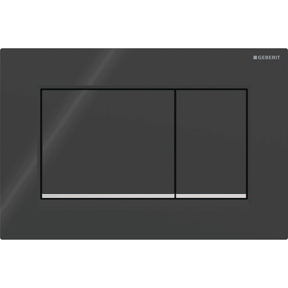 Geberit Sigma20 (eski Sigma30) Kumanda Paneli Çift Basmalı, Siyah, 115.883.KM.1Geberit115.883.KM.1Kumanda Paneli