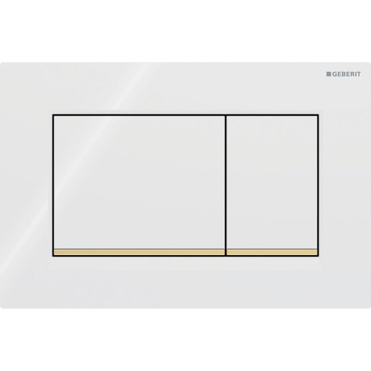 Geberit Sigma20 (eski Sigma30) Kumanda Paneli Çift Basmalı, Beyaz, 115.883.KK.1Geberit115.883.KK.1Kumanda Paneli