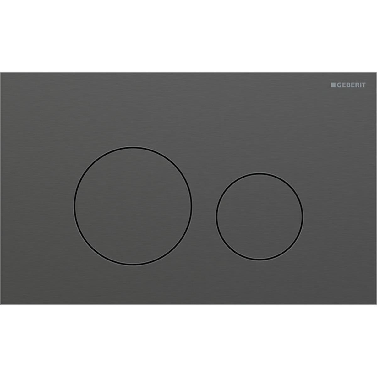 Geberit Sigma40 Kumanda Paneli Çift Basmalı, Siyah Krom, 115.628.QD.1Geberit115.628.QD.1Kumanda Paneli