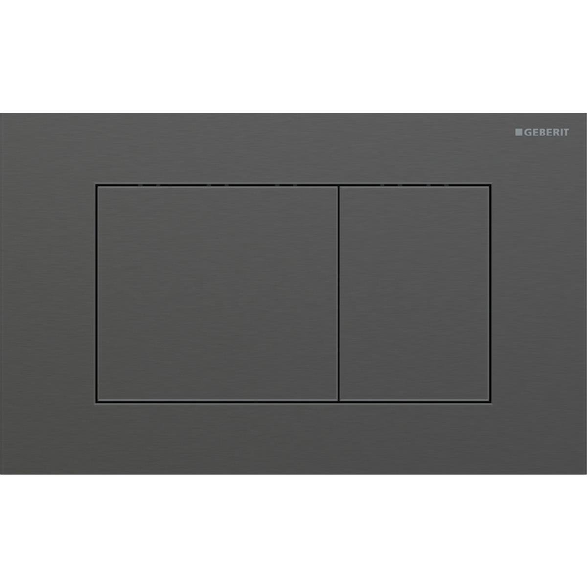 Geberit Sigma40 Kumanda Paneli Çift Basmalı, Fırçalı Siyah, 115.629.QD.1Geberit115.629.QD.1Kumanda Paneli