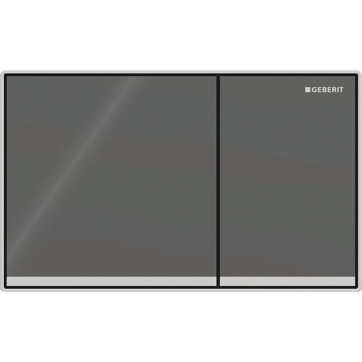 Geberit Sigma60 Kumanda Paneli Çift Basmalı Cam, Antrasit, 115.640.JK.1Geberit115.640.JK.1Kumanda Paneli