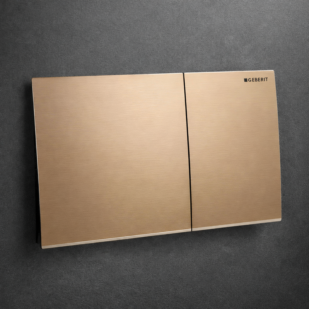 Geberit Sigma70 Çift Basmalı Kumanda Kapağı, Bronz, 115.622.QB.1Geberit115.622.QB.1Kumanda Paneli