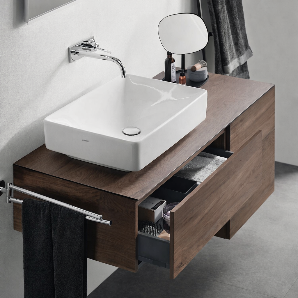 Geberit VariForm Dikdörtgen Çanak Lavabo, 55 cm, 500.779.01.2Geberit500.779.01.2Çanak Lavabo