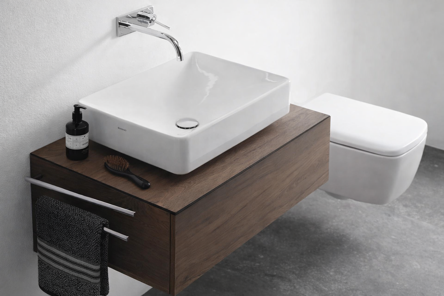 Geberit VariForm Dikdörtgen Çanak Lavabo, 55 cm, 500.779.01.2Geberit500.779.01.2Çanak Lavabo
