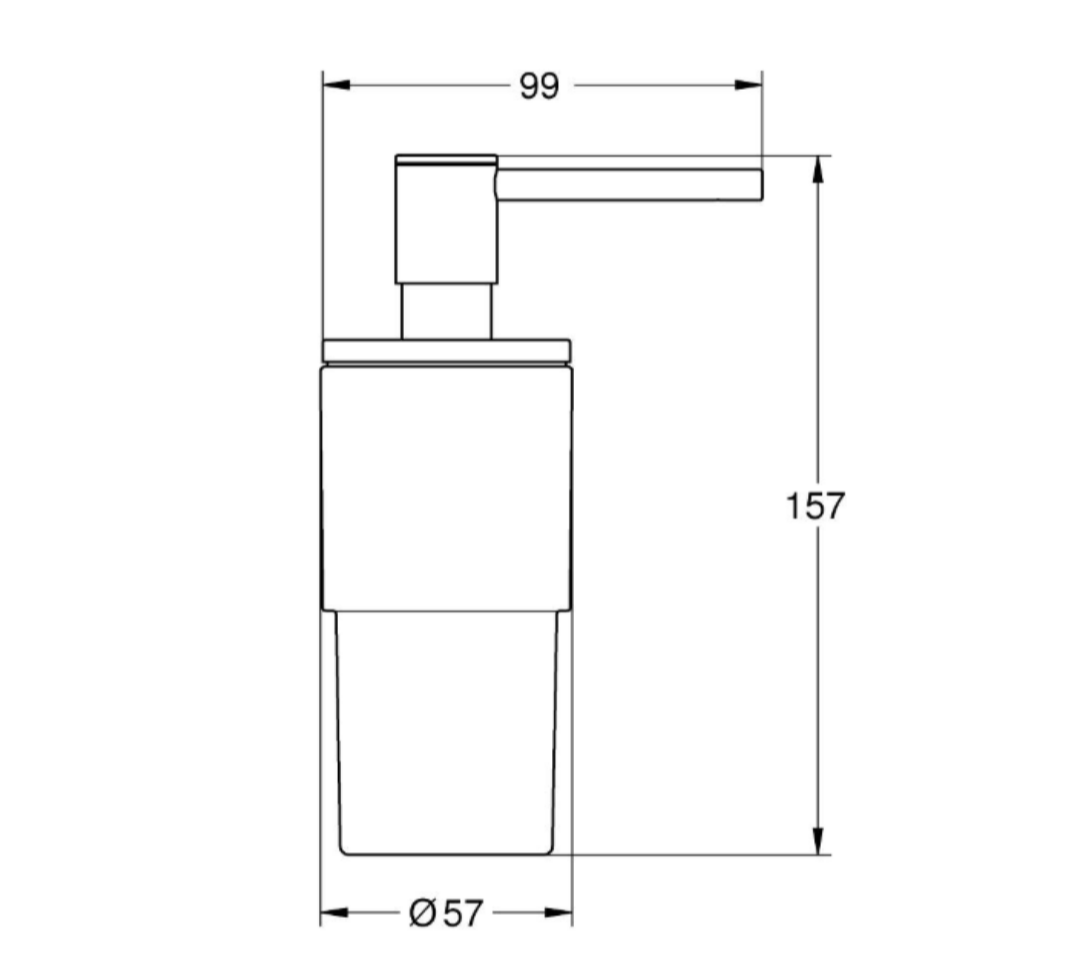Grohe Atrio Sıvı Sabunluk Krom, 40886000Grohe40886000Sıvı Sabunluk
