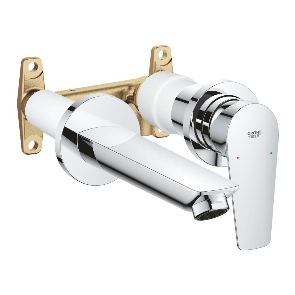 Grohe BauEdge İki Delikli Ankastre Lavabo Bataryası (M Boy) Krom, 20474001Grohe20474001Ankastre Lavabo Bataryaları