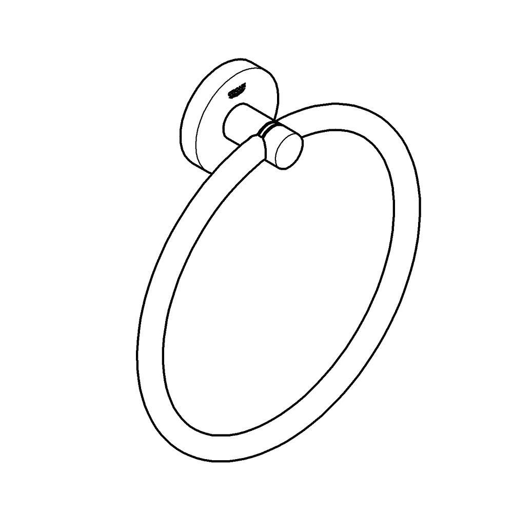 Grohe Essentials Halka Havluluk, Bakır, 40365DA1Grohe40365DA1Banyo Havluluk