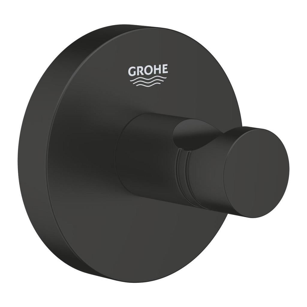 Grohe Essentials Tekli Havlu/Bornoz Askısı, Mat Siyah, 1024602430Grohe1024602430Askılık