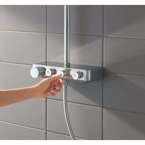 Grohe Euphoria SmartControl 310 Duo Duş Sistemi, Duvara Monte, Termostatik Bataryalı Duş Kolonu, Krom, 26507000Grohe26507000Armatür/Duş Sistemleri