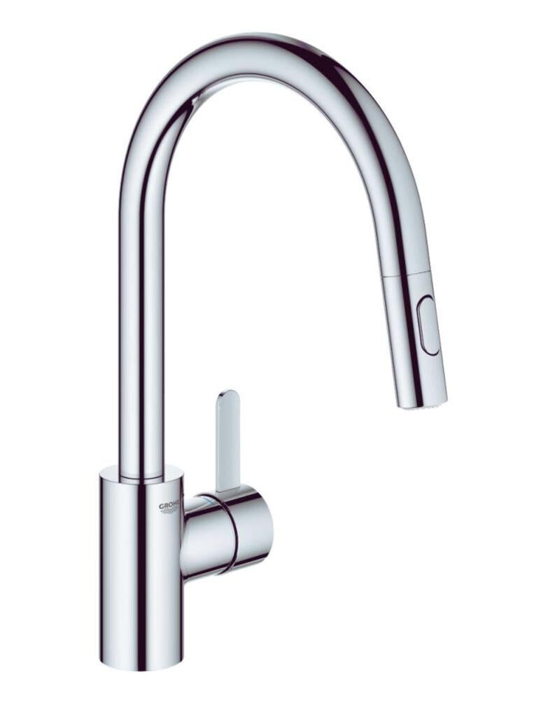 Grohe Eurocosmo Spiralli Eviye Bataryası, 2 Fonksiyonlu Krom, 31481001Grohe31481001Eviye Bataryaları