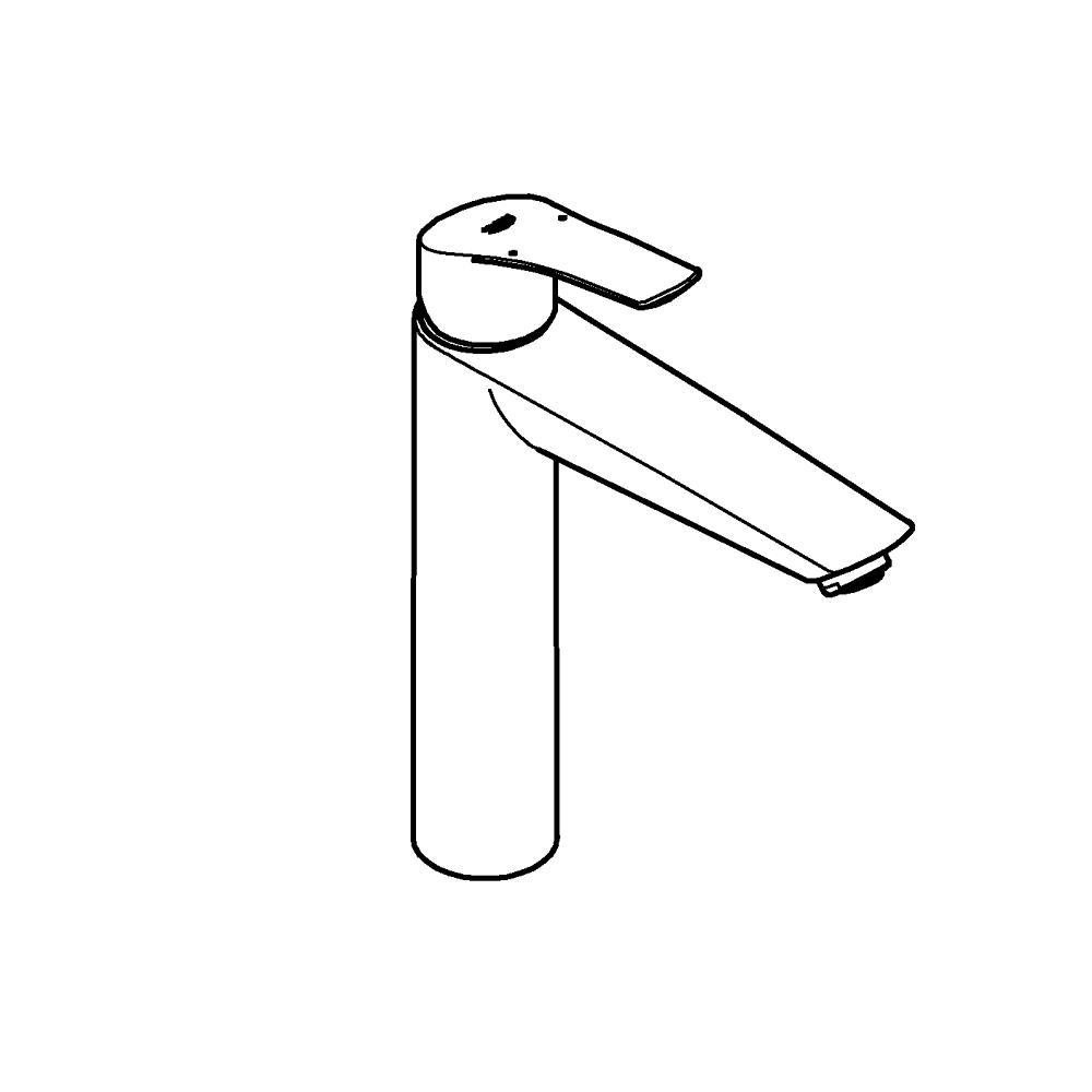 Grohe Eurosmart Tezgah Üstü Lavabo Bataryası Krom, 23971003Grohe23971003Çanak Lavabo Bataryaları