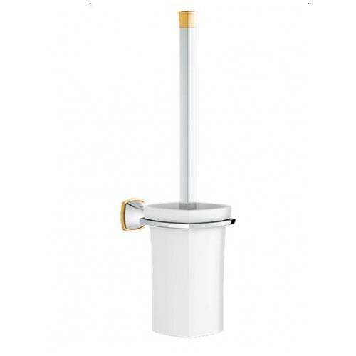 Grohe Grandera Tuvalet Fırçası Seti, Krom-Altın, 40632IG0Grohe40632IG0Tuvalet Fırçalığı