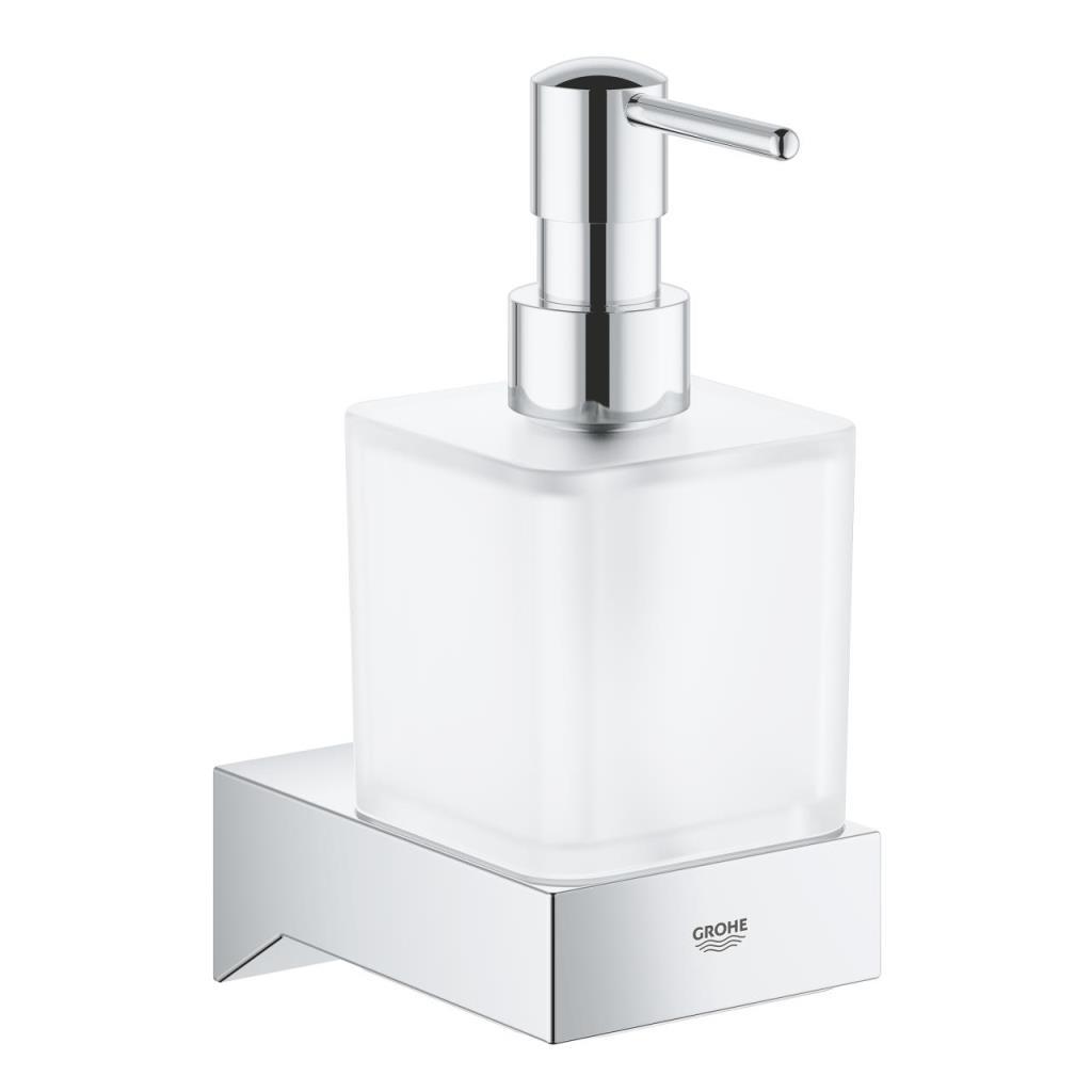 Grohe Selection Cube Sıvı Sabunluk, Duvardan, Krom, 40805000Grohe40805000Sıvı Sabunluk