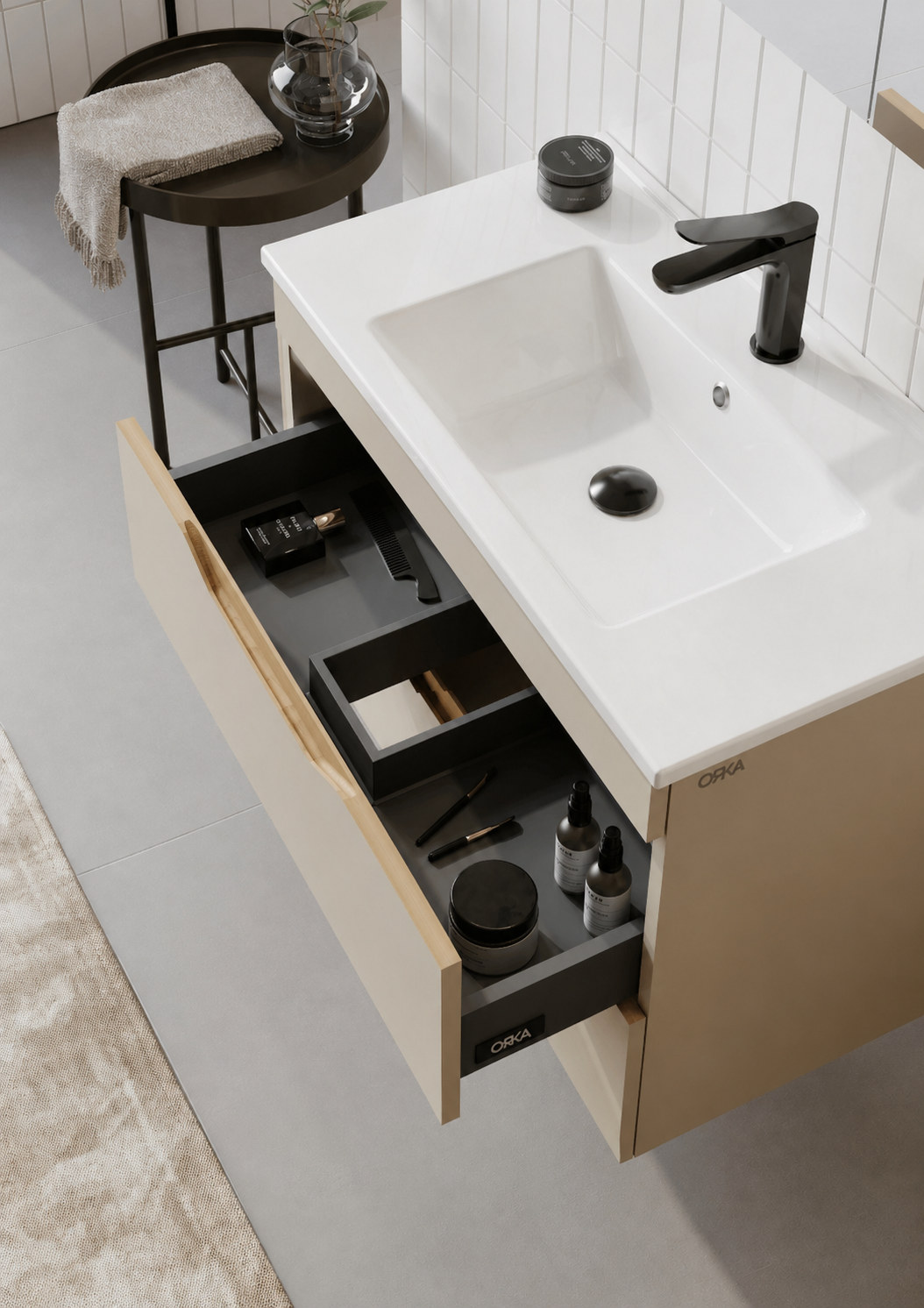 LENA 65 ALT+LVB CKMC MNT COL BEJIORKA5008045Lavabo Dolabı