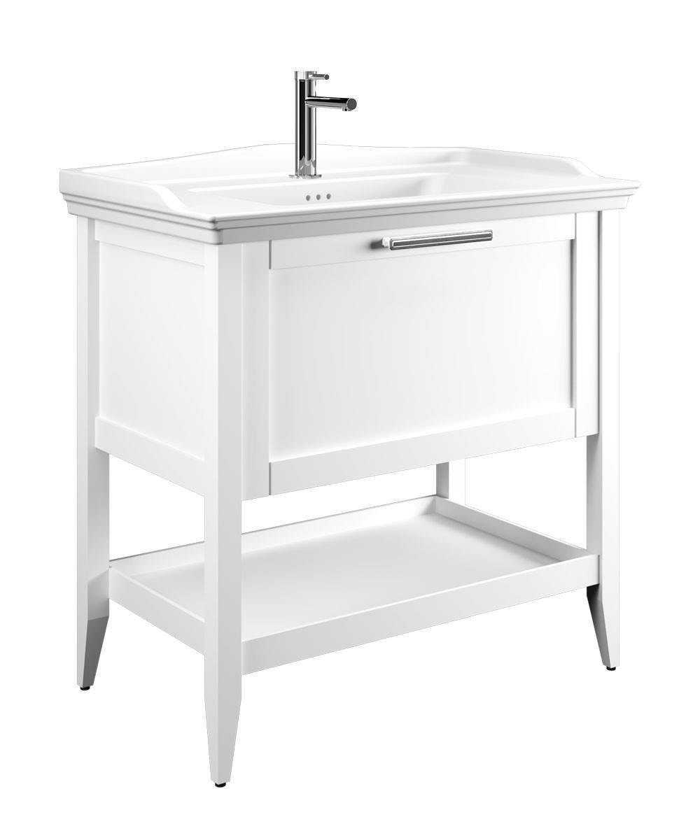 Orka Bastle 100 cm Beyaz Banyo Dolabı Alt Modül ve LavaboORKA5003754Lavabo Dolabı