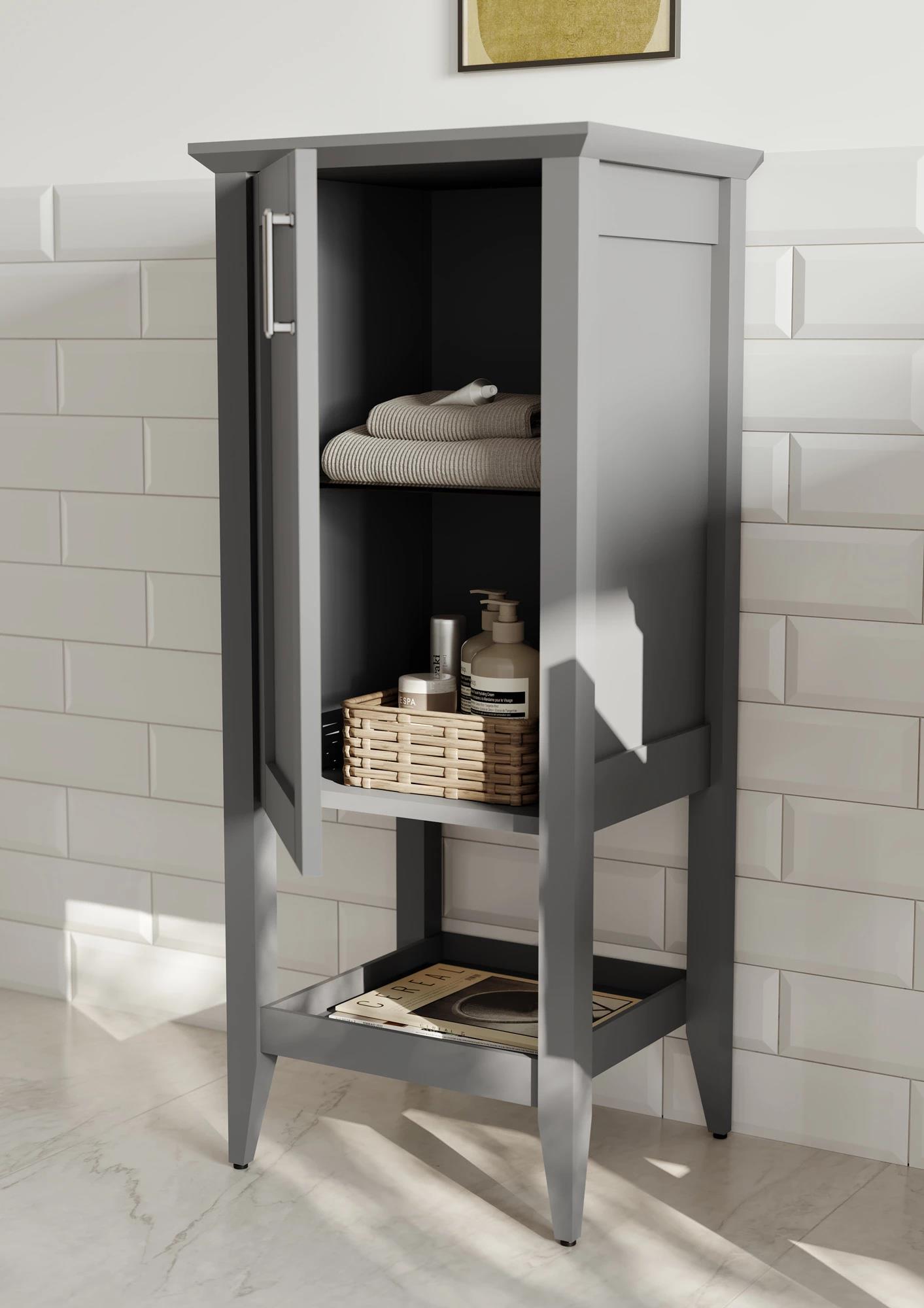 Orka Bastle 100 cm Gri Banyo Dolabı Takımı Ve Boy DolabıORKA5002558/1Banyo Dolabı Takımı ve Boy Dolabı