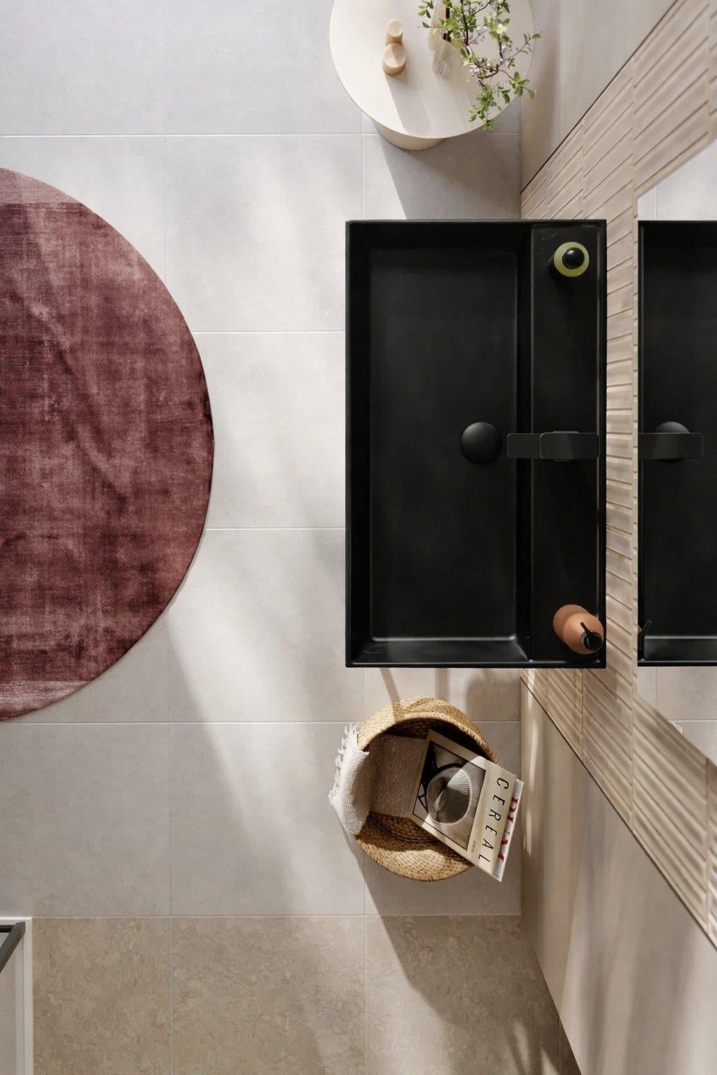Orka Capetown 80 cm Banyo Dolabı Alt Modül ve Lavabo (Mat Siyah Lavabo), 5003540ORKA5003540Lavabo Dolabı
