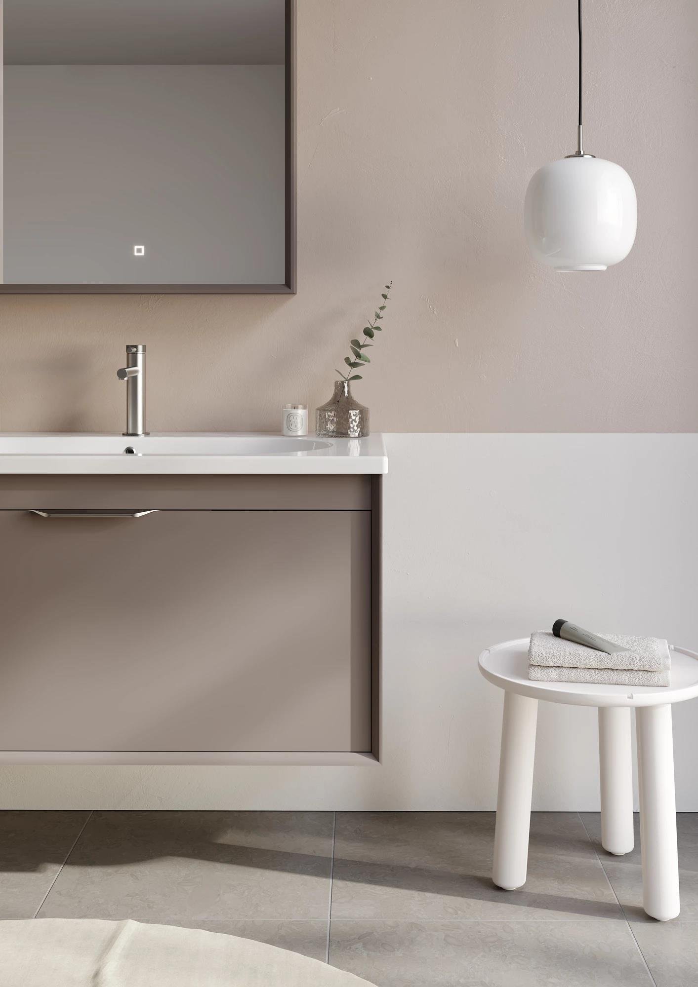 Orka Clay 100 cm Toprak Banyo Dolabı TakımıORKA5002254Banyo Dolabı Takımı