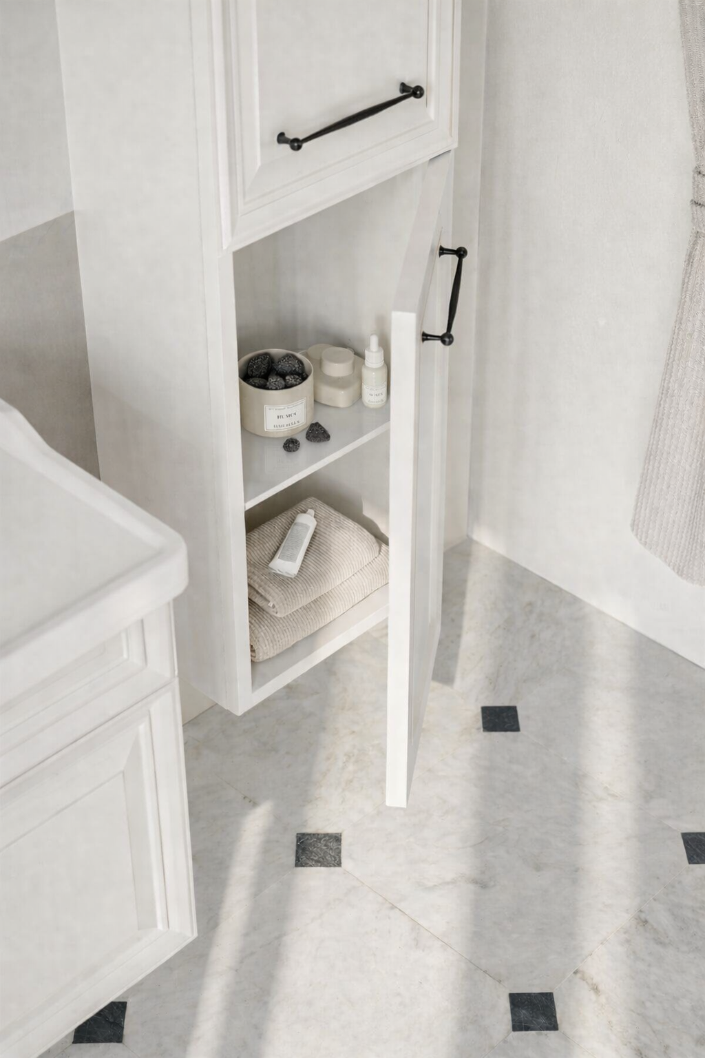 Orka Design 40 cm Mat Kaşmir Banyo Boy Çamaşır Dolabı, 3000742ORKA3000742Banyo Boy Dolabı Modelleri 