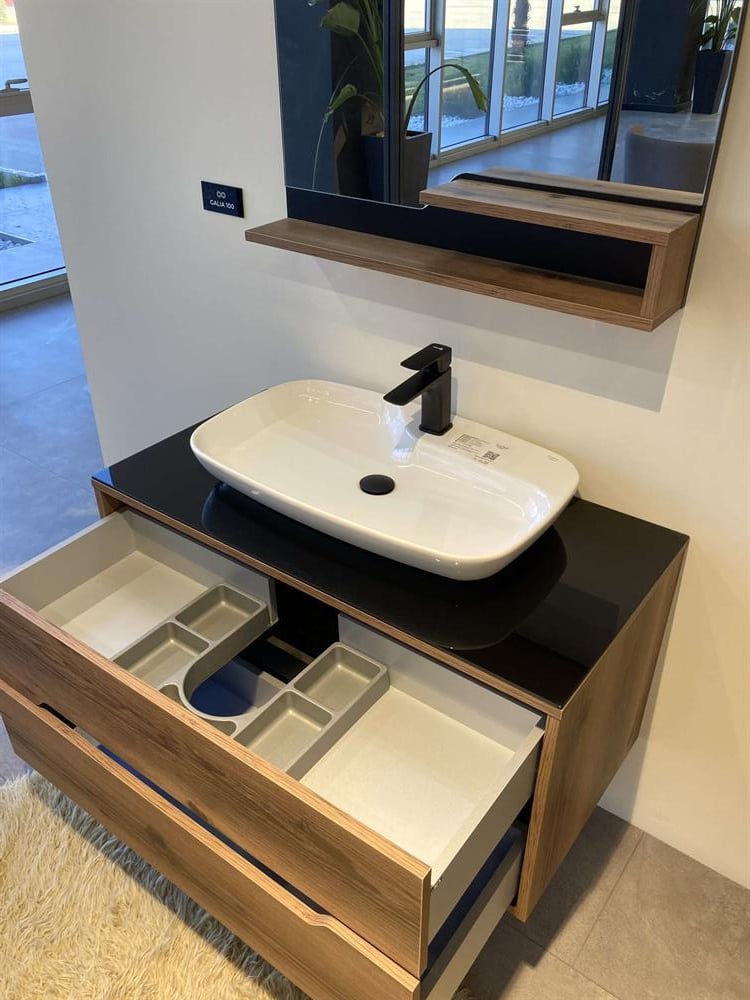 Orka Galia 100 cm Lidya Banyo Dolabı Alt Modül ve LavaboORKA5001364Lavabo Dolabı