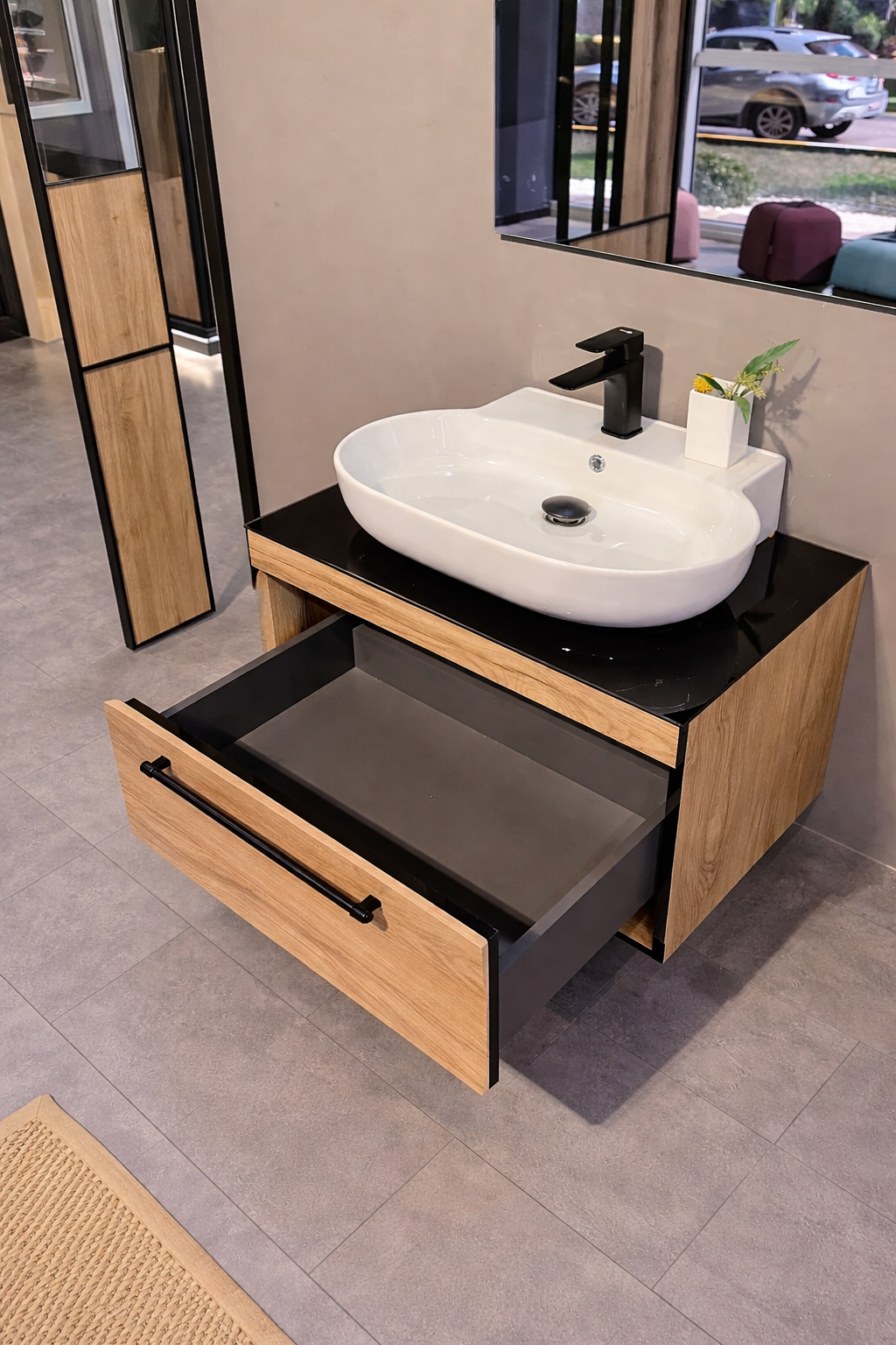 Orka Knidos Banyo Dolabı Takımı, 70 cm, Legnona (Led Spotlu Ayna), 5000345ORKA5000345Banyo Dolabı Takımı
