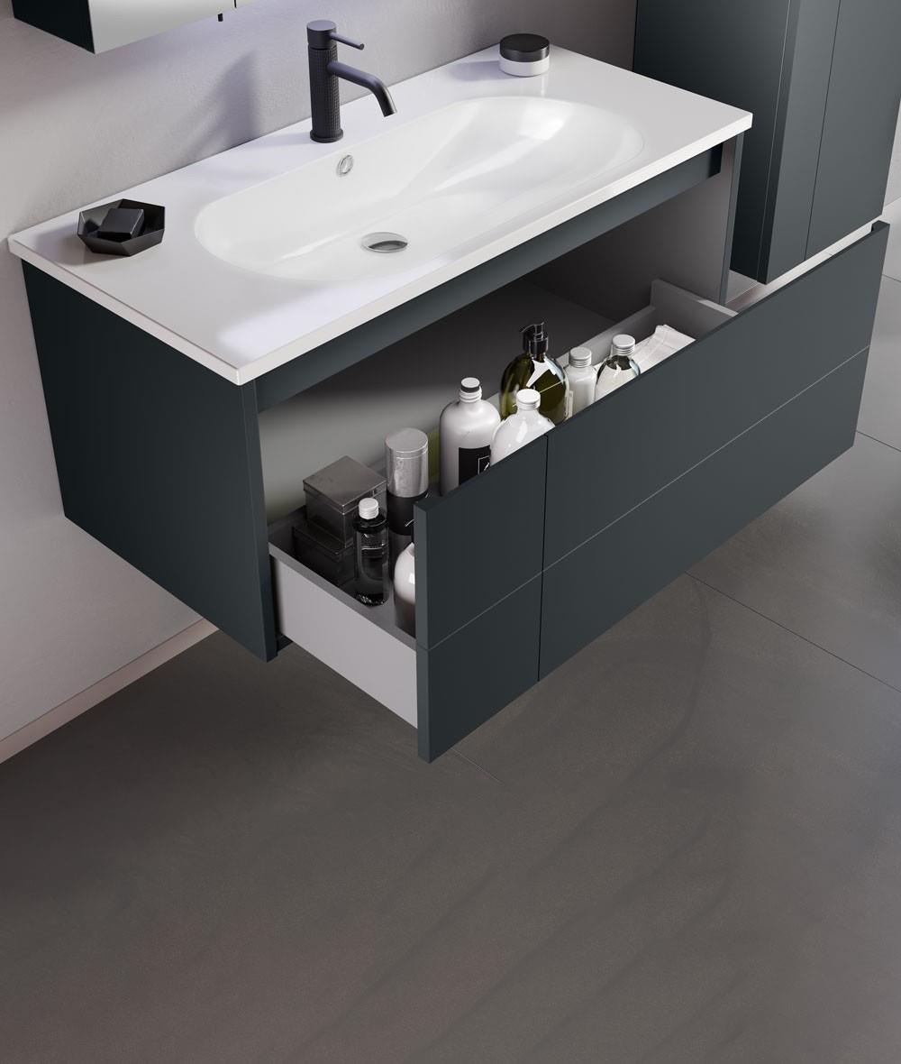 Orka Likya 80 cm Mat Antrasit Banyo Dolabı TakımıORKA5002485Banyo Dolabı Takımı