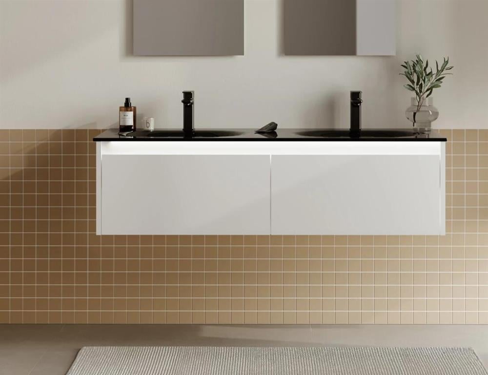 Orka Lisbon 130 cm Beyaz Banyo Dolabı Alt Modül ve LavaboORKA5001438Lavabo Dolabı