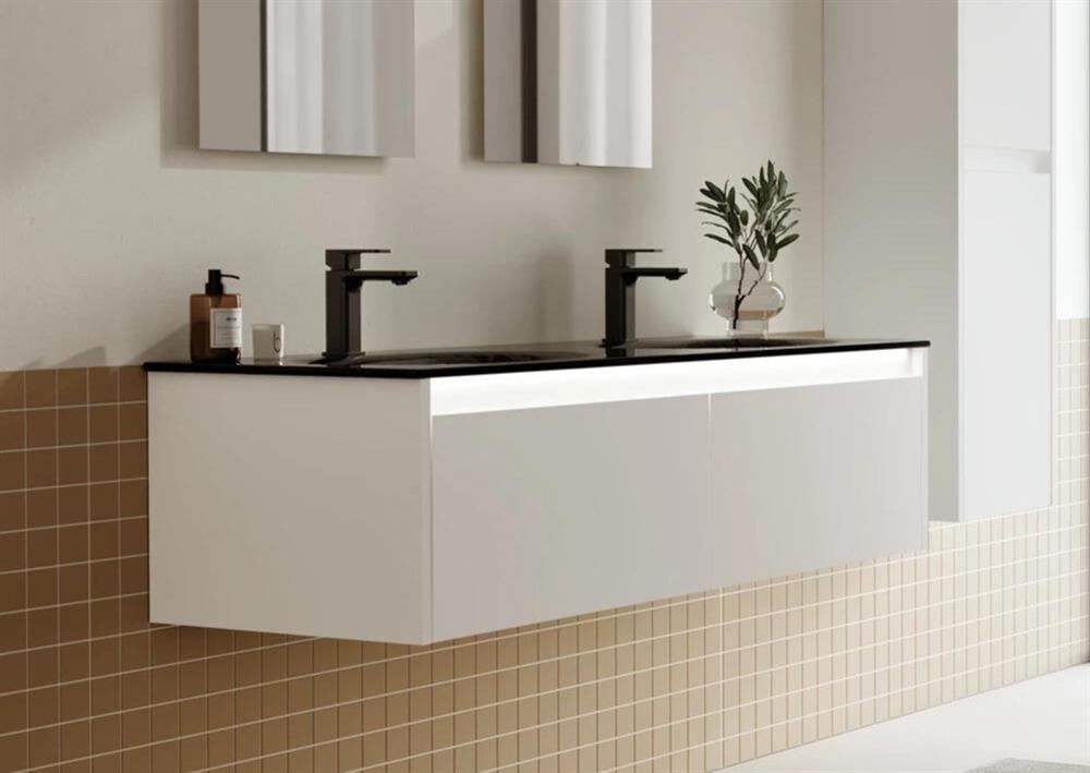 Orka Lisbon 130 cm Beyaz Banyo Dolabı Alt Modül ve LavaboORKA5001438Lavabo Dolabı