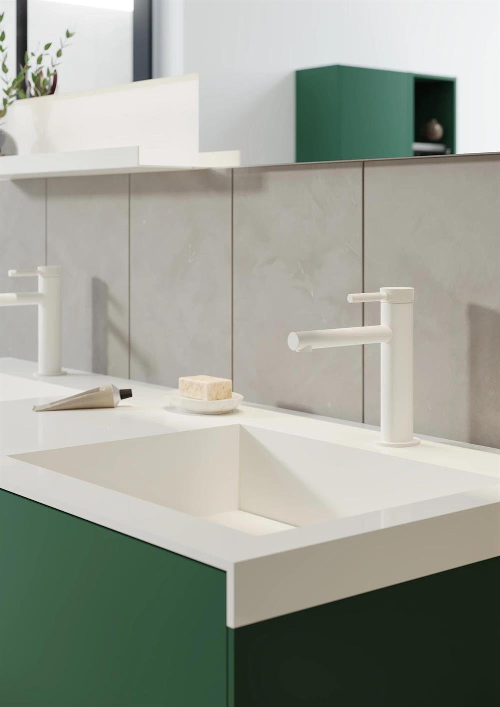 Orka Milano 140 cm Yeşil Banyo Dolabı Alt Modül ve LavaboORKA3006867Lavabo Dolabı