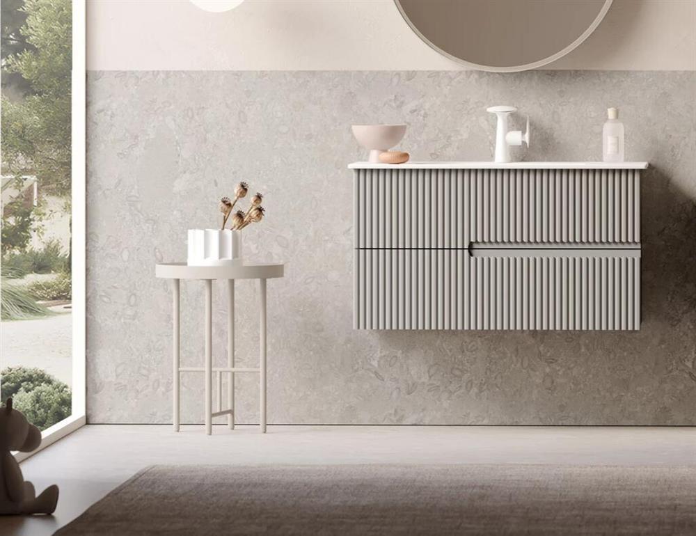 Orka Moonlight 90 cm Vizon Banyo Dolabı Alt Modül ve LavaboORKA5006087Lavabo Dolabı