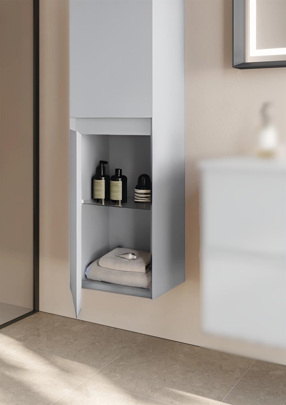 Orka Nest 40 cm Beyaz Banyo Boy Çamaşır DolabıORKA3001625Banyo Boy Dolabı Modelleri 