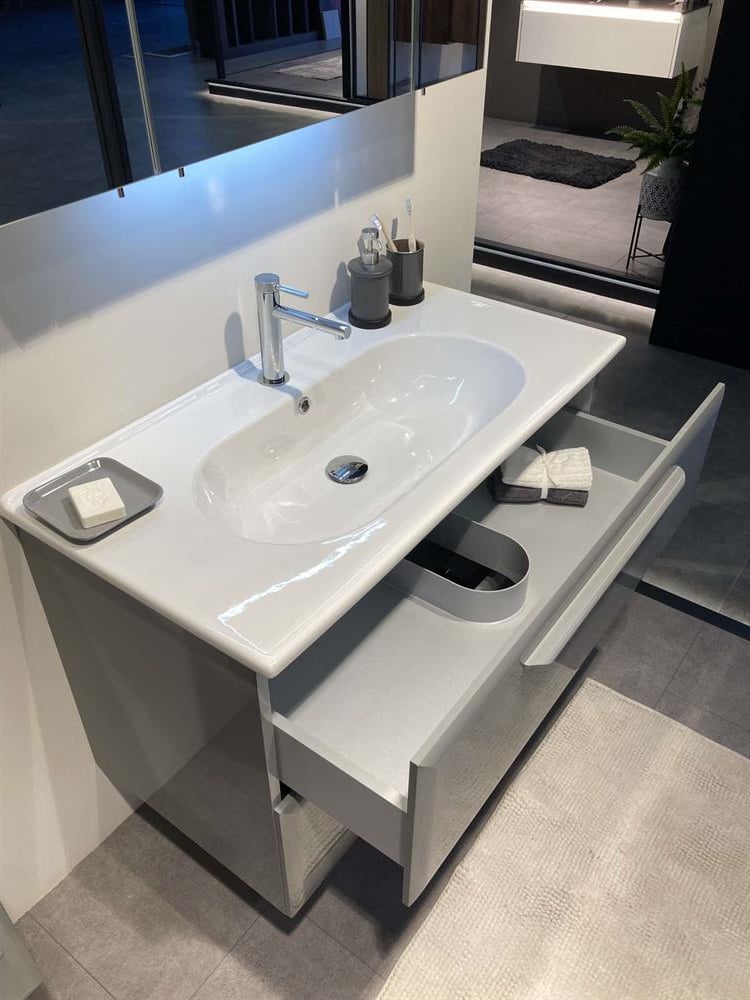 Orka Nuvola 100 cm Kaşmir Banyo Dolabı TakımıORKA5000602Banyo Dolabı Takımı