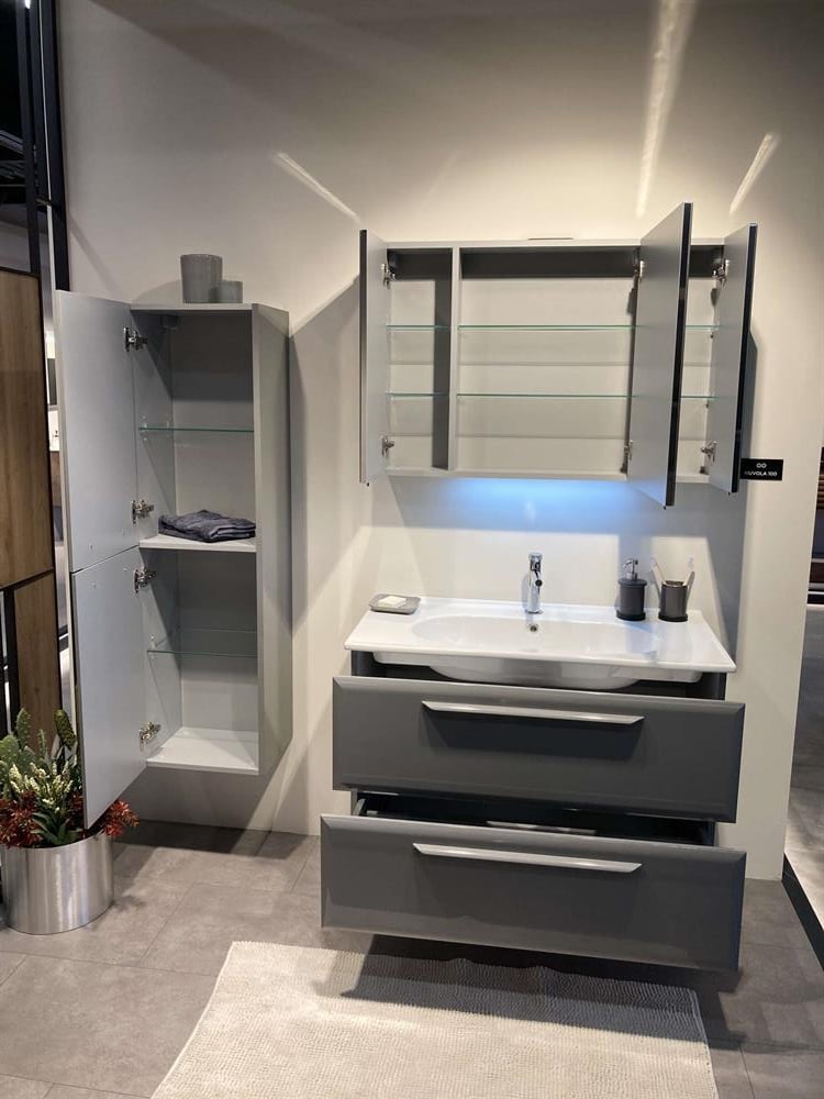 Orka Nuvola 100 cm Kaşmir Banyo Dolabı TakımıORKA5000602Banyo Dolabı Takımı