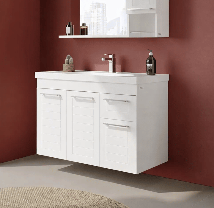 Orka Perge 100 cm Beyaz Banyo Dolabı Alt Modül ve Lavabo, 5001742ORKA5001742Lavabo Dolabı