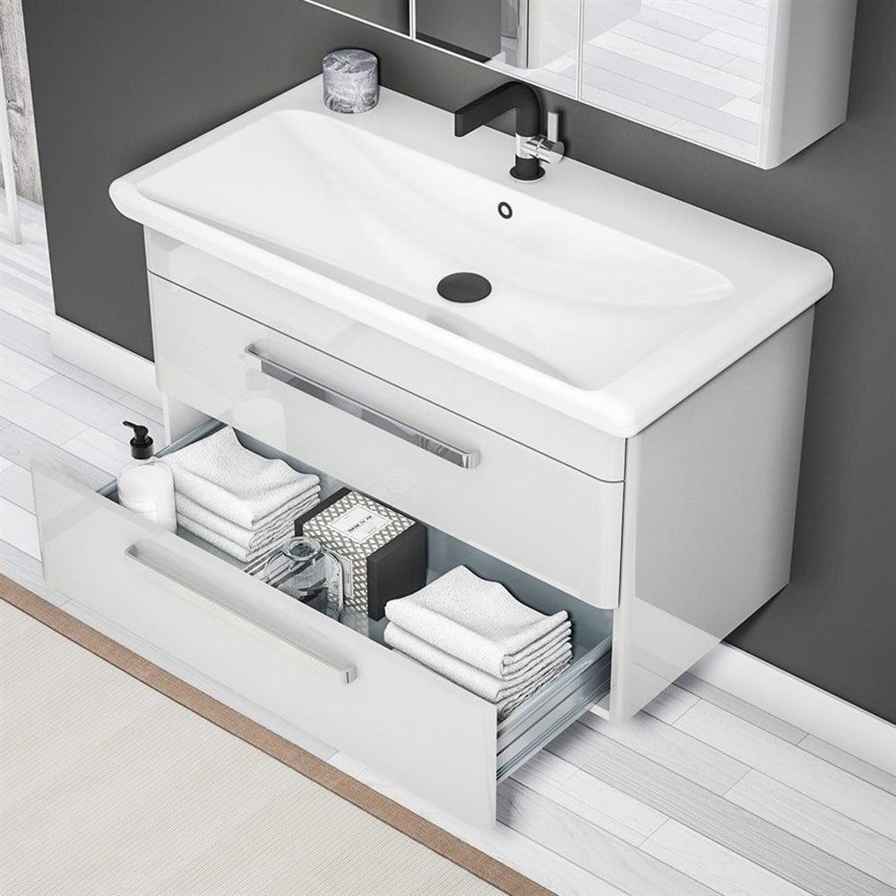 Orka Rose 95 cm Kaşmir Banyo Dolabı Alt Modül ve LavaboORKA5001772Lavabo Dolabı