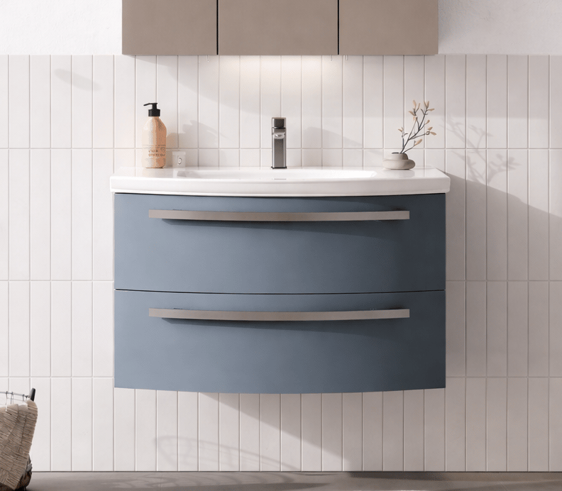 Orka Urla 90 cm Parlak Antrasit Banyo Dolabı Alt Modül ve LavaboORKA5001849Lavabo Dolabı