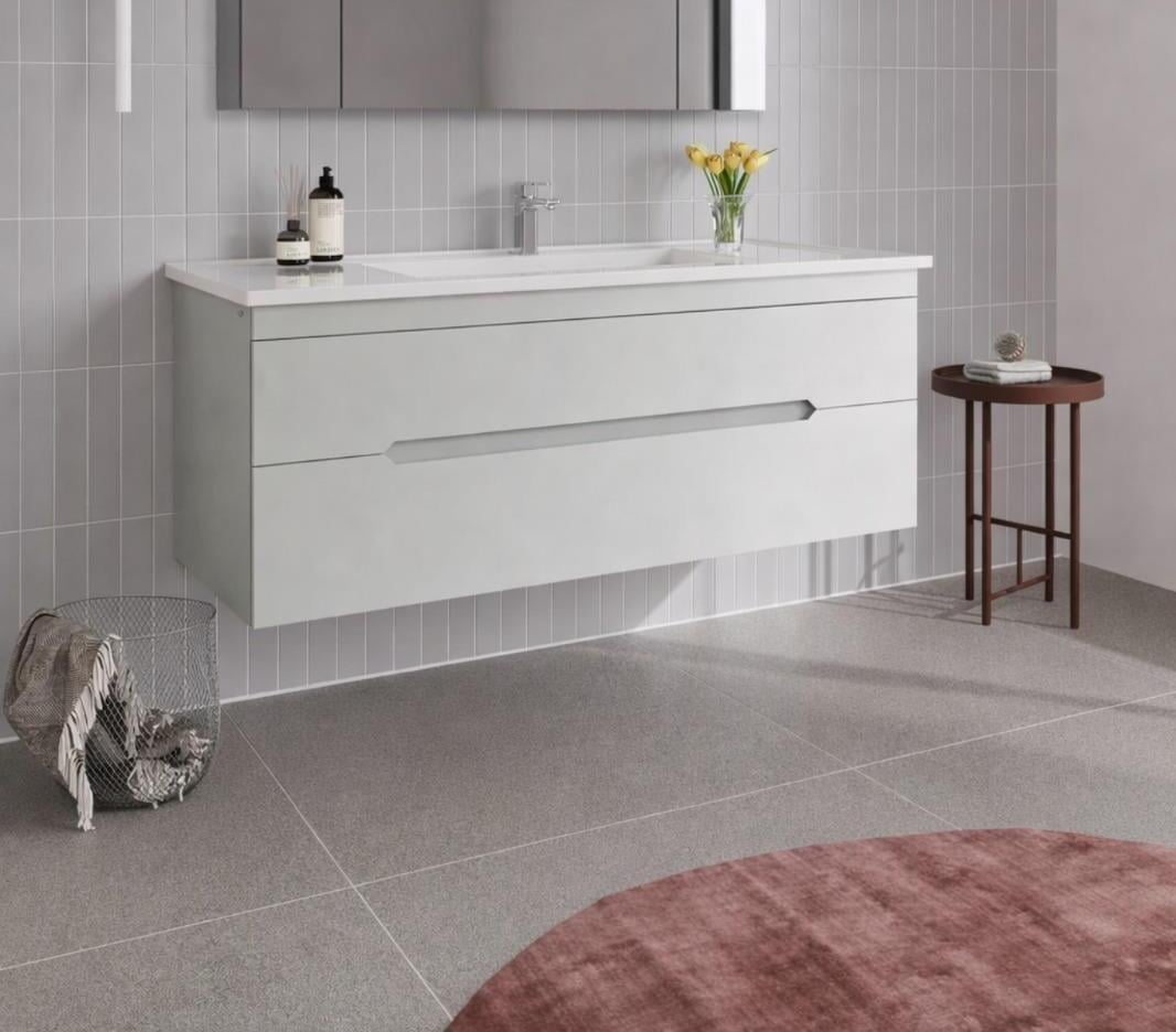 Orka Varna 120 cm Mat Kaşmir Banyo Dolabı Alt Modül ve Lavabo , 5009203ORKA5009203Lavabo Dolabı