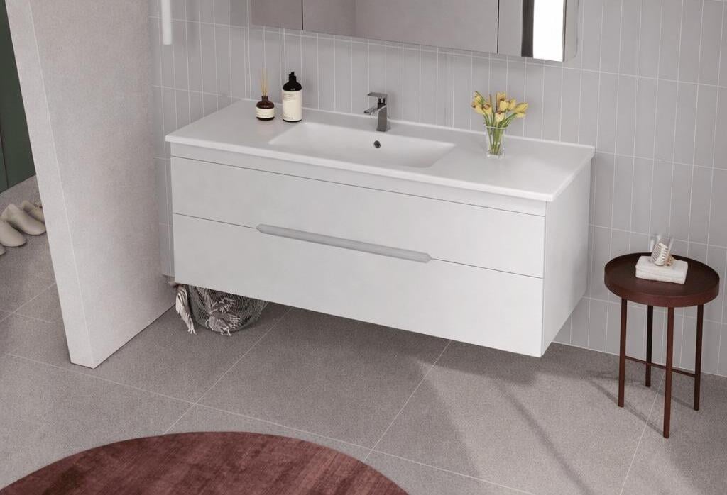 Orka Varna 120 cm Mat Kaşmir Banyo Dolabı Alt Modül ve Lavabo , 5009203ORKA5009203Lavabo Dolabı