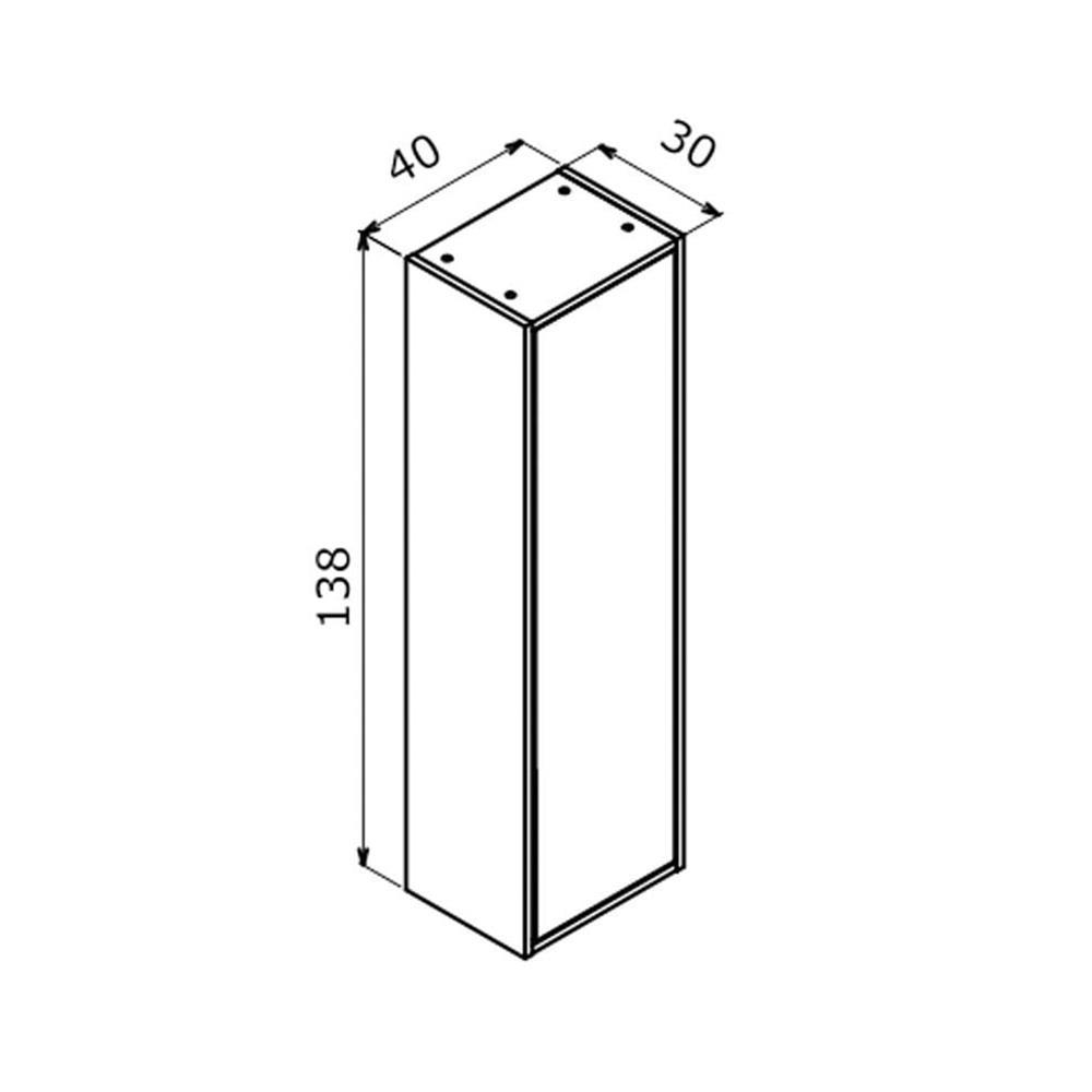 Orka Verona 40 cm, Beyaz Banyo Boy Çamaşır DolabıORKA3006399Banyo Boy Dolabı Modelleri 