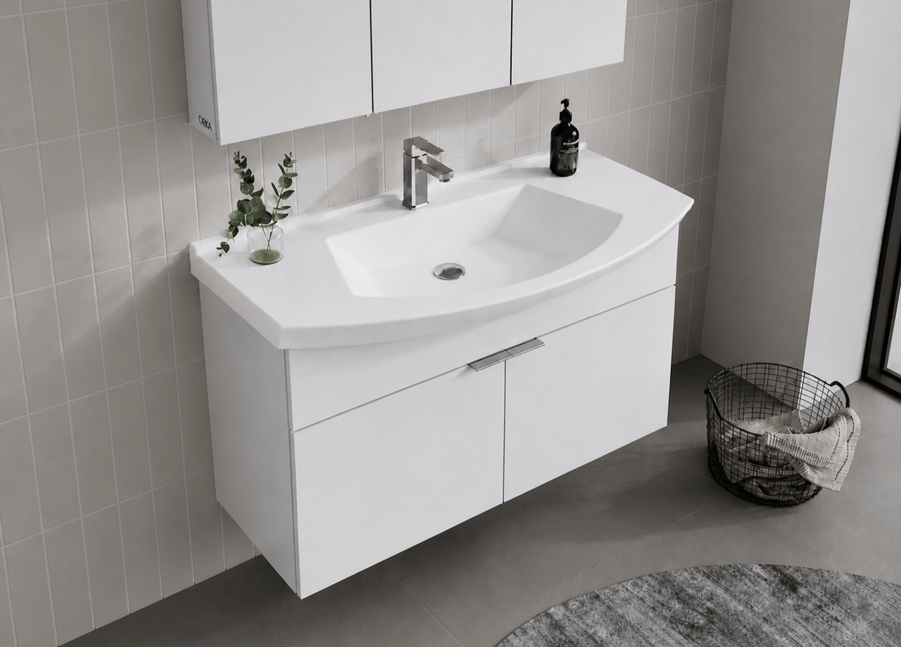 PURUS 100 ALT+LVB ASMA P.BEYAZORKA5007971Lavabo Dolabı