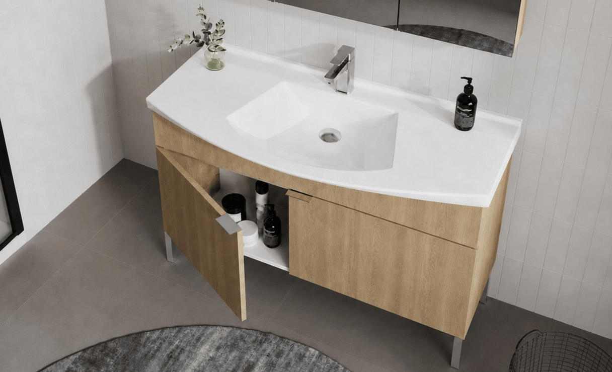 PURUS 100 TKM AYAKLI TEK KUTU BUDVAORKA5008442Banyo Dolabı Takımı