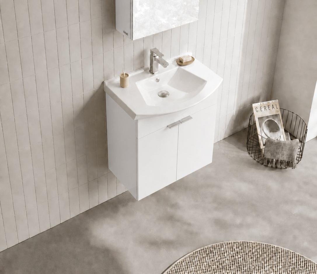 PURUS 55 ALT+LVB ASMA P.BEYAZORKA5008292Lavabo Dolabı