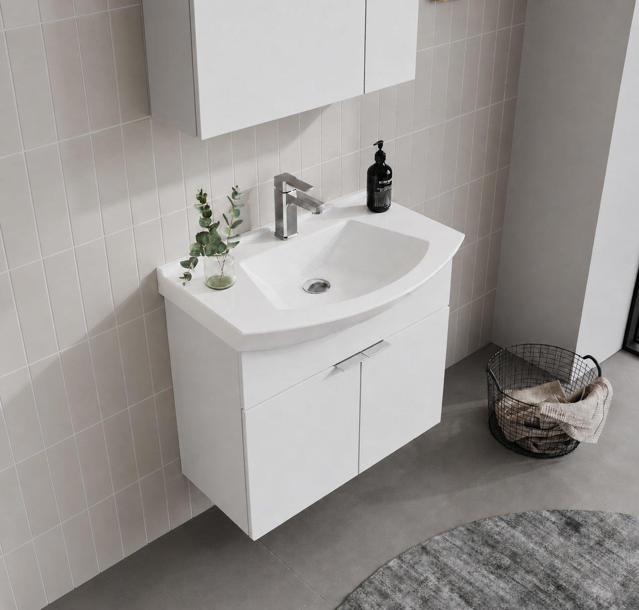 PURUS 65 ALT+LVB ASMA P.BEYAZORKA5007969Lavabo Dolabı