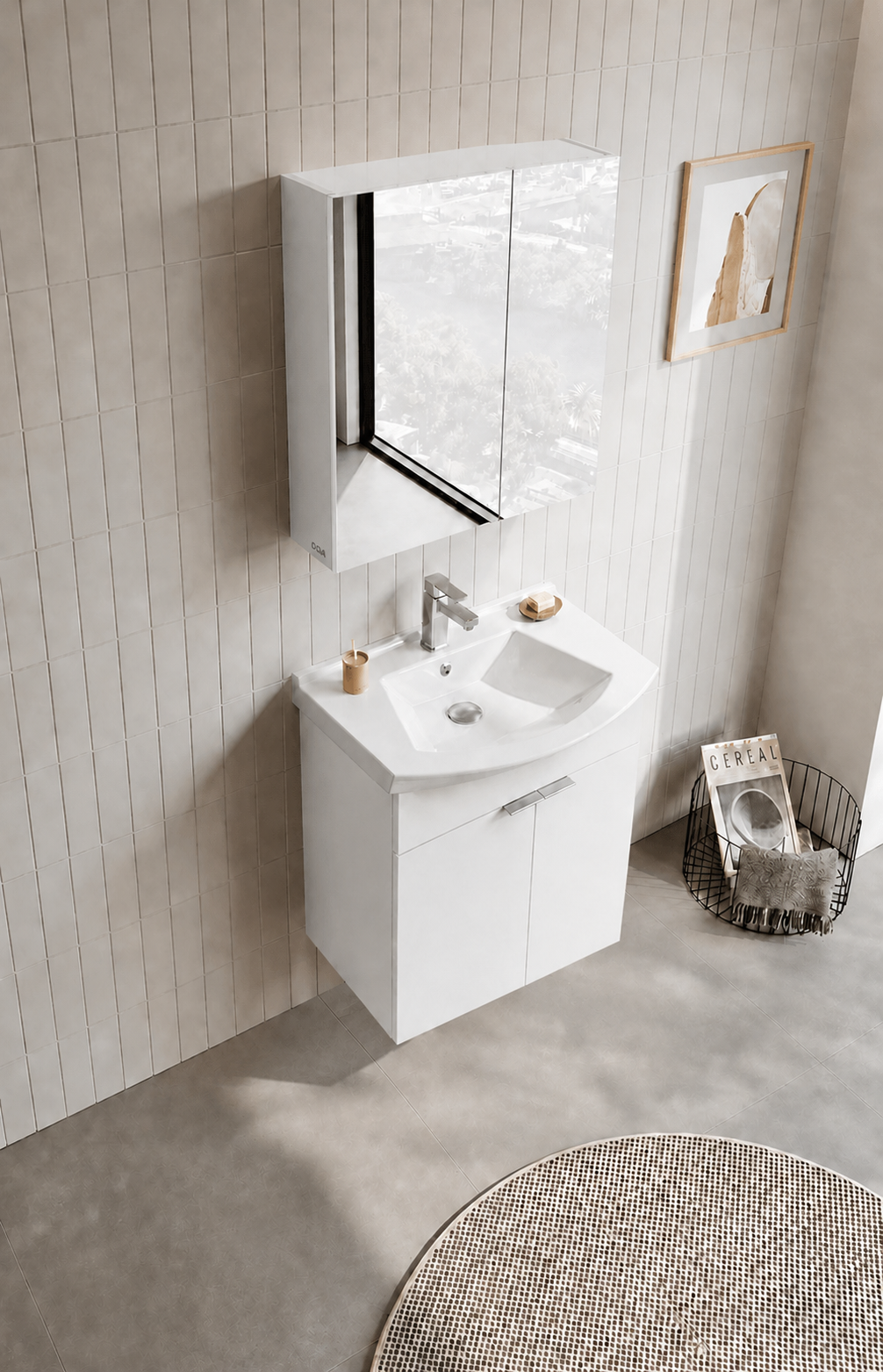 PURUS 65 TKM ASMA DZ AYNA P.BEYAZORKA5008322Banyo Dolabı Takımı