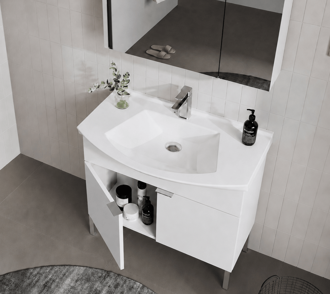 PURUS 80 ALT+LVB AYAKLI P.BEYAZORKA5007961Lavabo Dolabı
