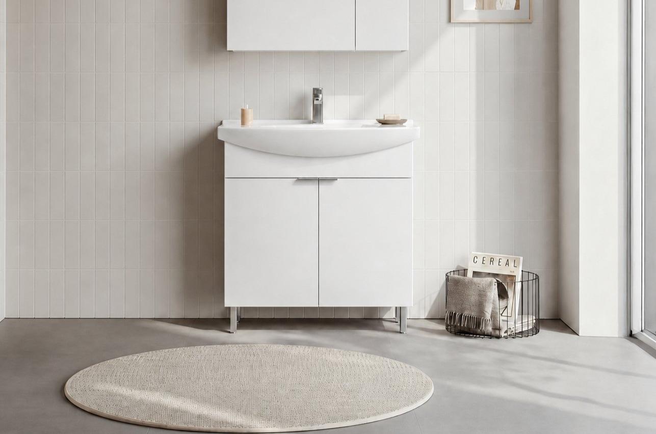 PURUS 80 ALT+LVB AYAKLI P.BEYAZORKA5007961Lavabo Dolabı